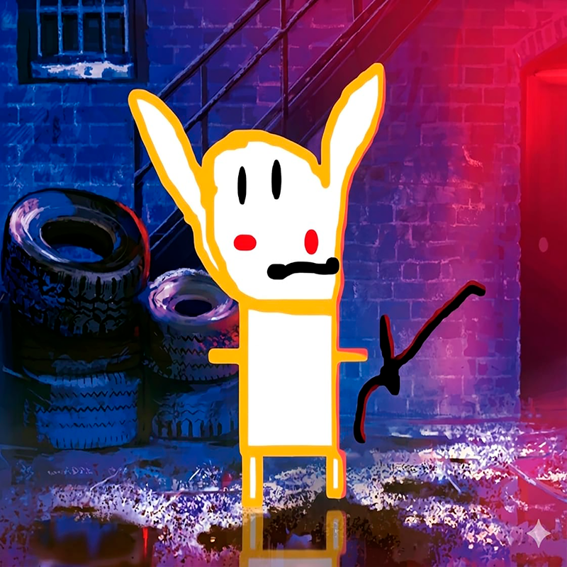 Emote Pikachu Mafioso Pistola
