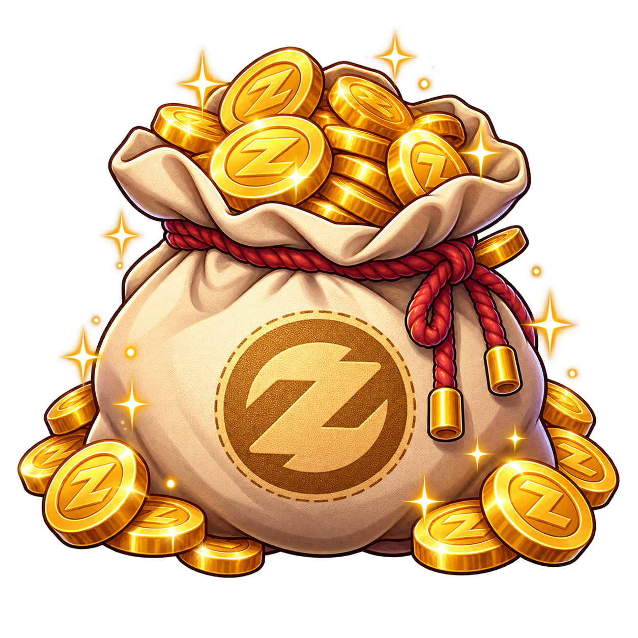 Saco de Zyke Coins